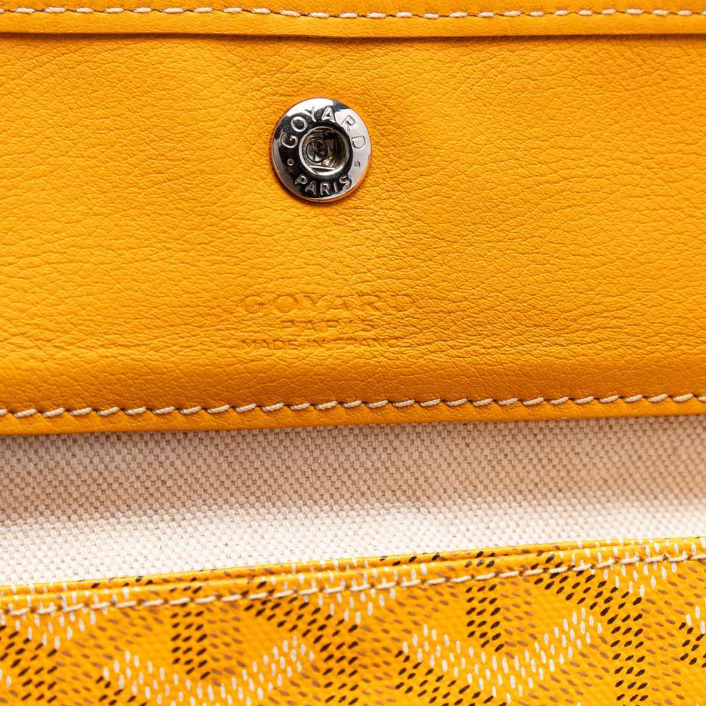 Goyard Goyardine Saint Louis PM Yellow Canvas Very good - Box View