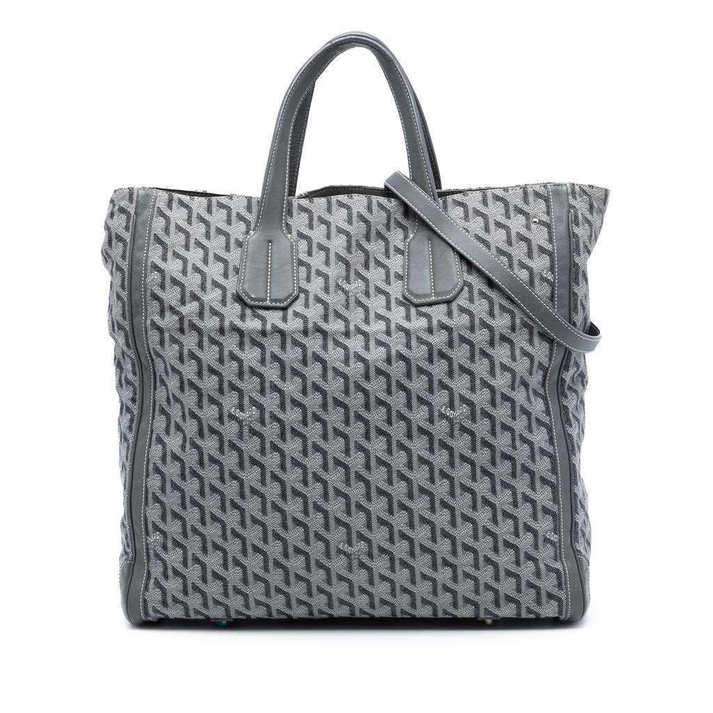 Goyard Goyardine Voltaire Grey Canvas Very good - Front View