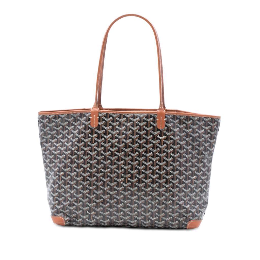 Goyard Goyardine Artois MM Black Canvas Good - Front View