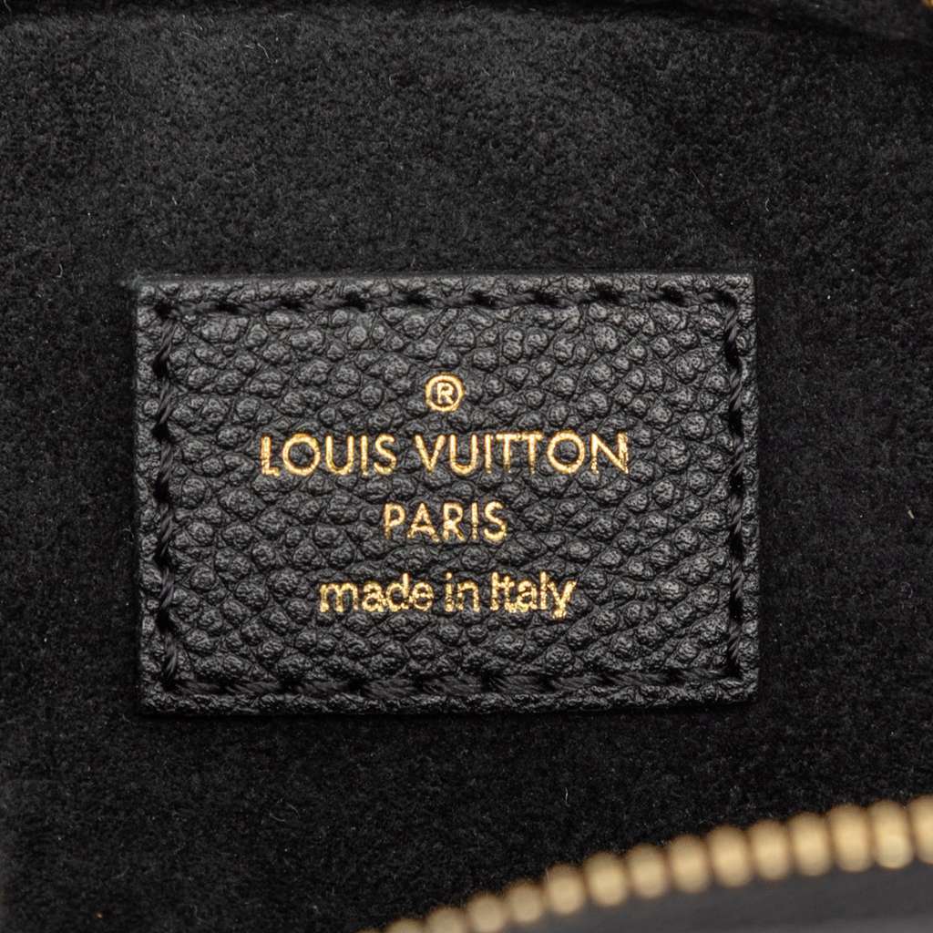 Louis Vuitton Monogram Empreinte Mini Bumbag Black Leather Very good - Box View