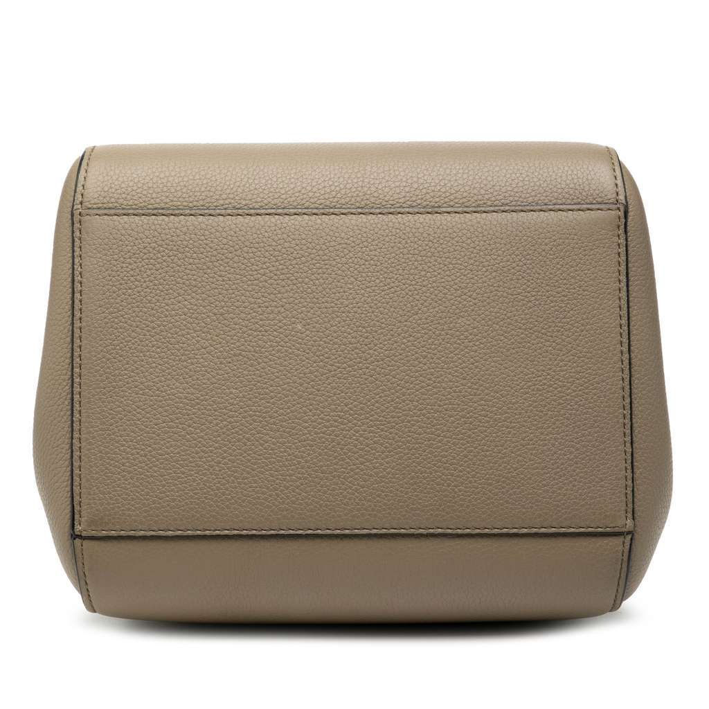 Loewe Leather Hammock Nugget Bag Brown Leather Good - Inside View