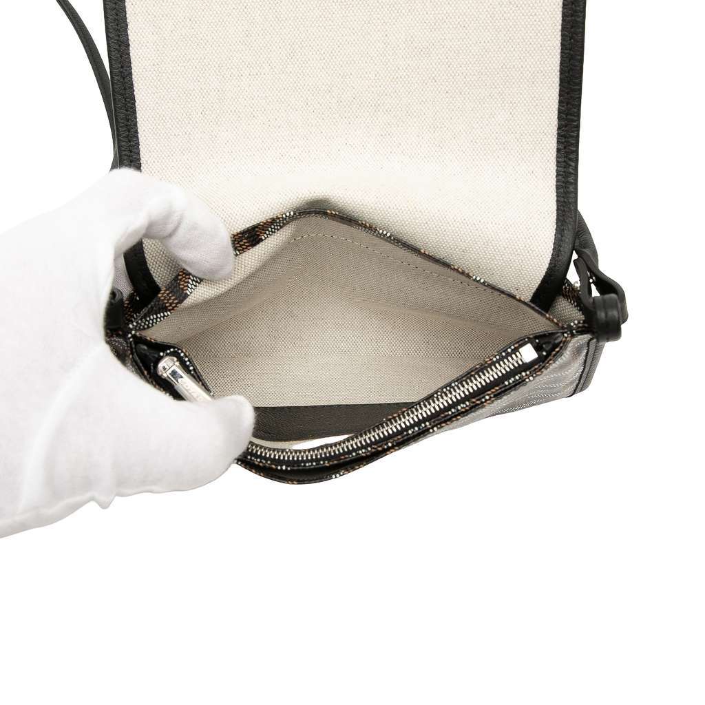 Goyard Goyardine Plumet Pocket Wallet Black Canvas Very good condition - Model View