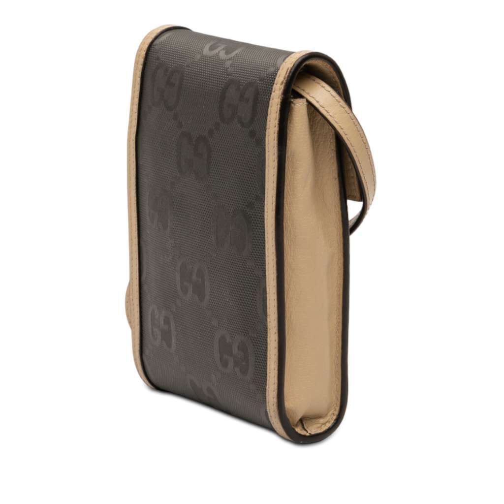 Gucci Off The Grid Mini GG Econyl Crossbody Grey Very good - Back View