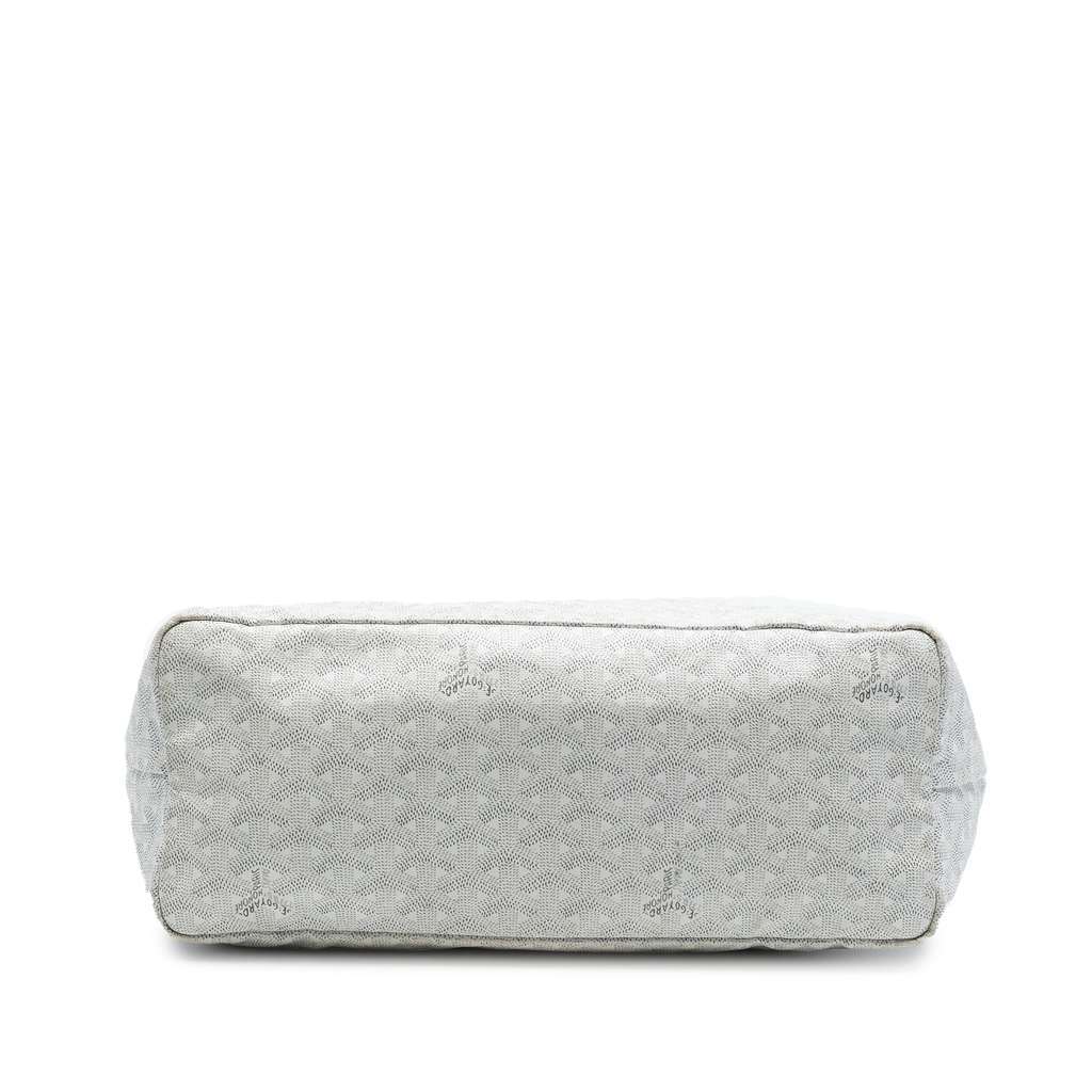 Goyard Goyardine Saint Louis PM White Canvas Very good - Inside View
