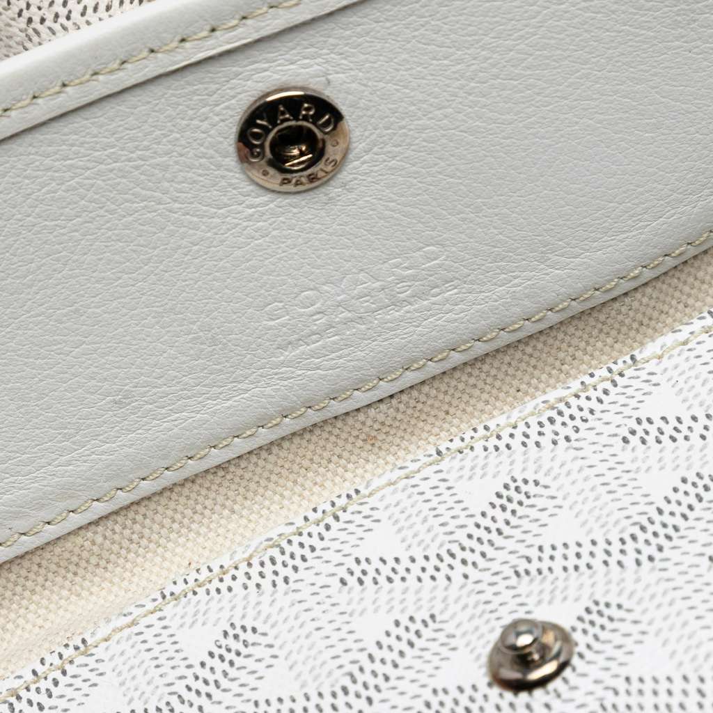 Goyard Goyardine Saint Louis PM White Canvas Very good - Box View