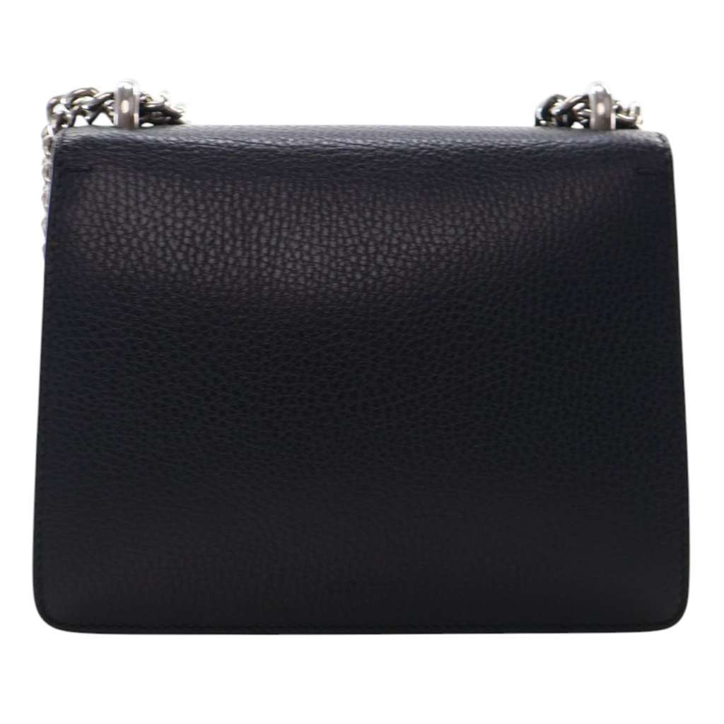 Gucci Small Leather Dionysus  Crossbody Black Leather Good - Back View