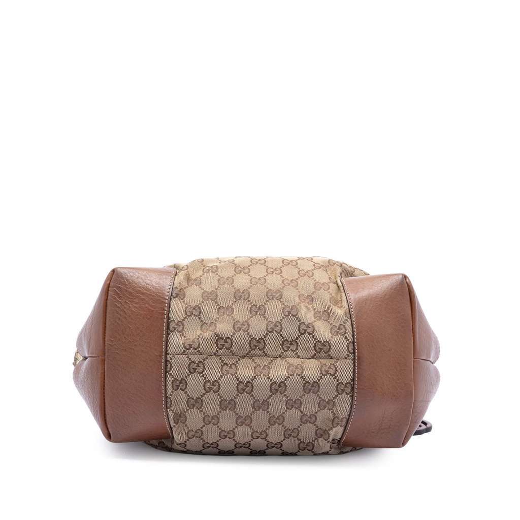 Gucci Large GG Canvas GG Charm Tote Brown Canvas Very good - Inside View