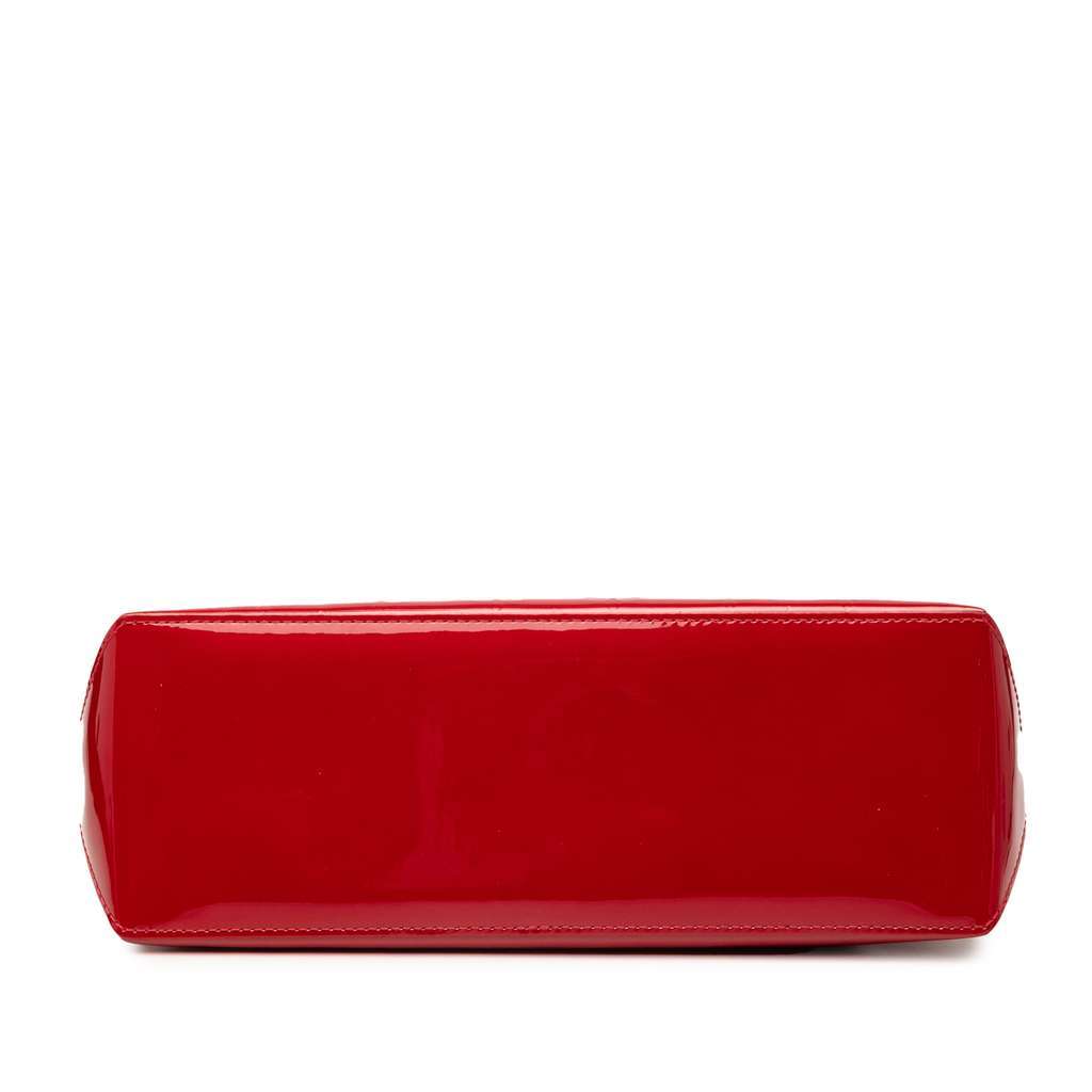 Louis Vuitton Monogram Vernis Wilshire PM Red Leather Good - Inside View
