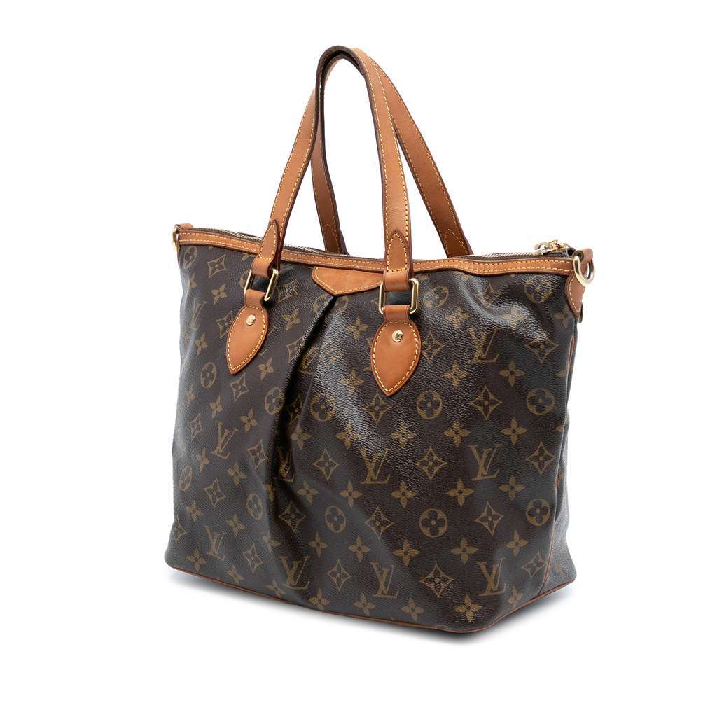 Louis Vuitton Monogram Palermo PM Brown Good - Back View