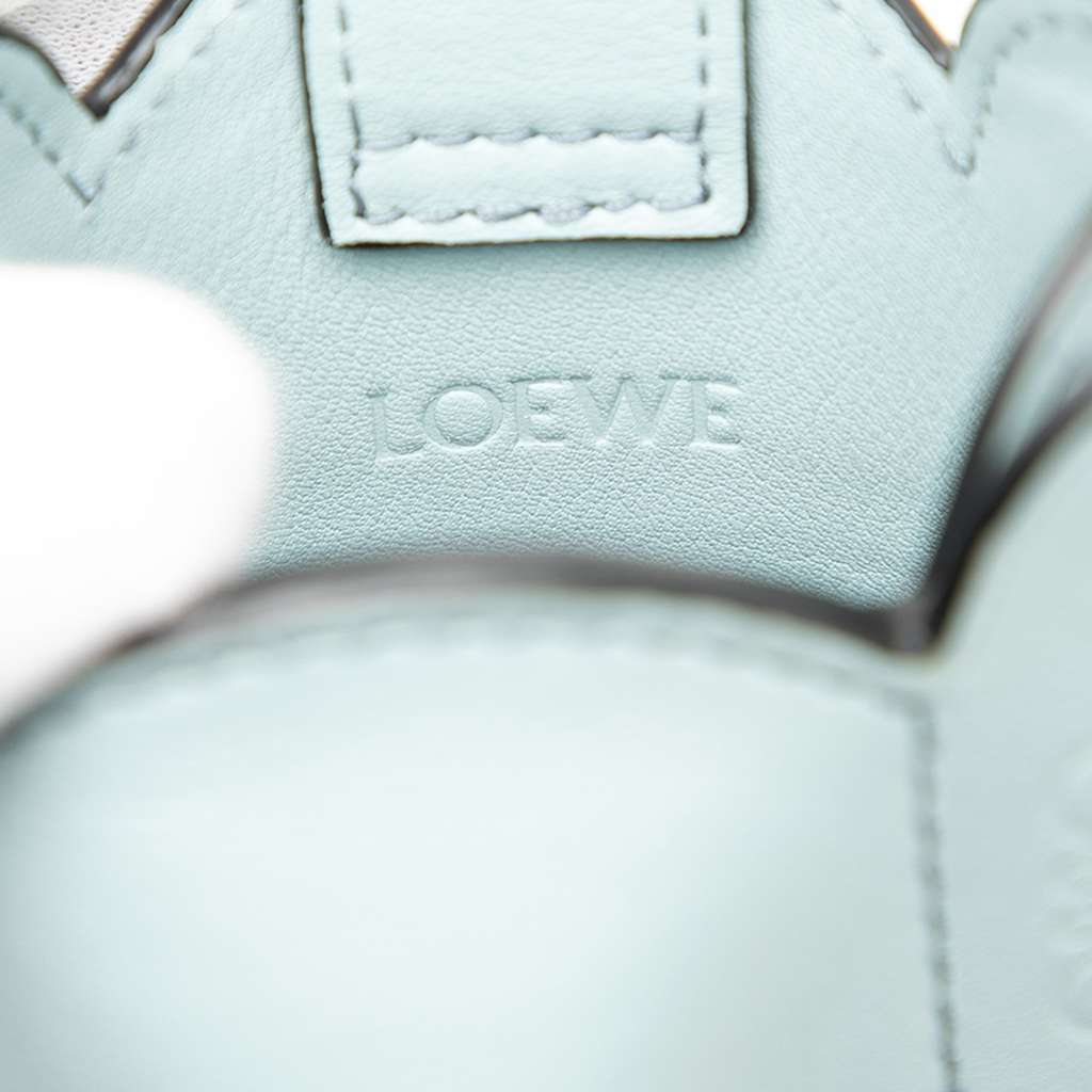 Loewe Leather Elephant Pocket Crossbody Blue Leather Very good condition - Model View