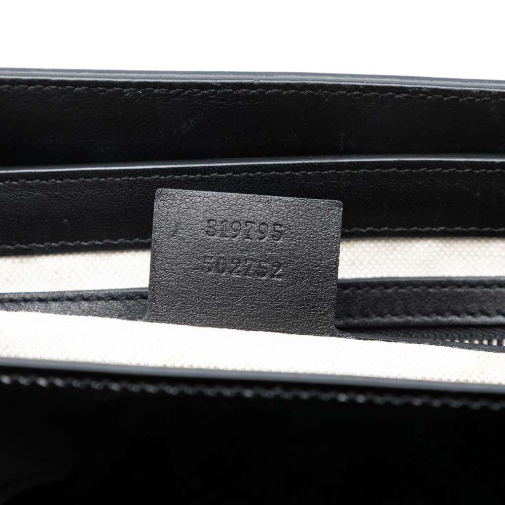 Gucci Patent Bright Bit Satchel Black Leather Good condition - Box View