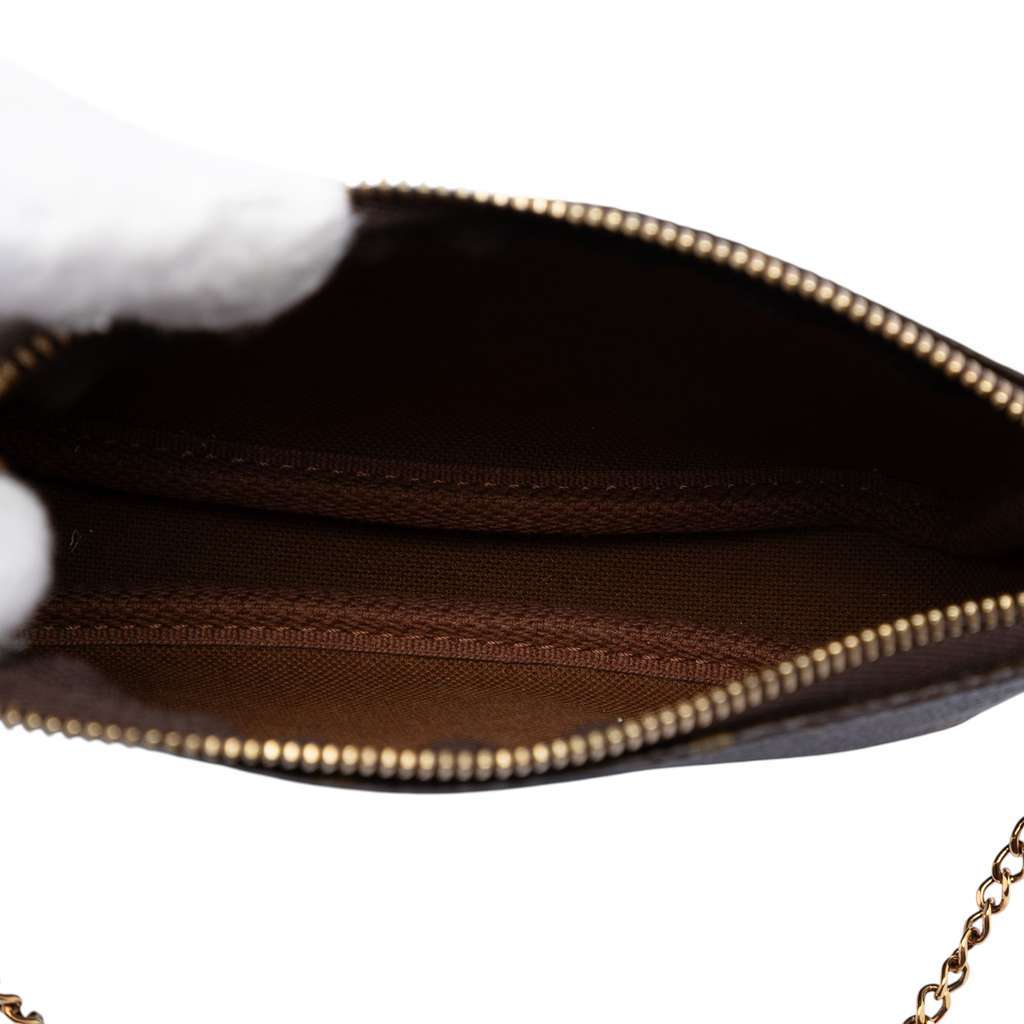Louis Vuitton Monogram Mini Pochette Accessoires Brown Very good condition - Model View