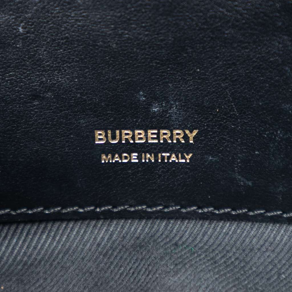 Burberry House Check Canvas Olympia Shoulder Bag Brown Canvas Very good condition - Box View