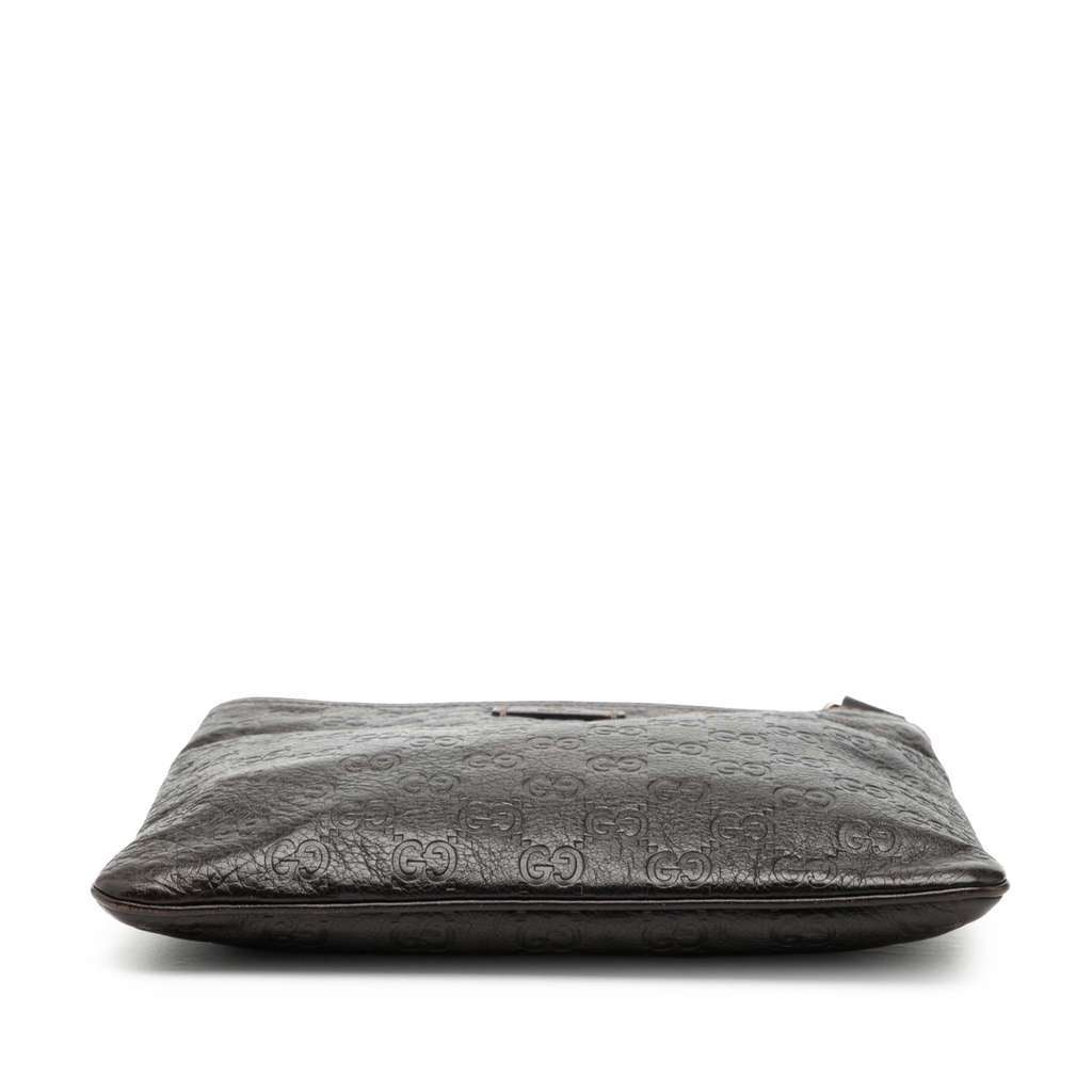 Gucci Guccissima Crossbody Brown Leather Very good - Inside View