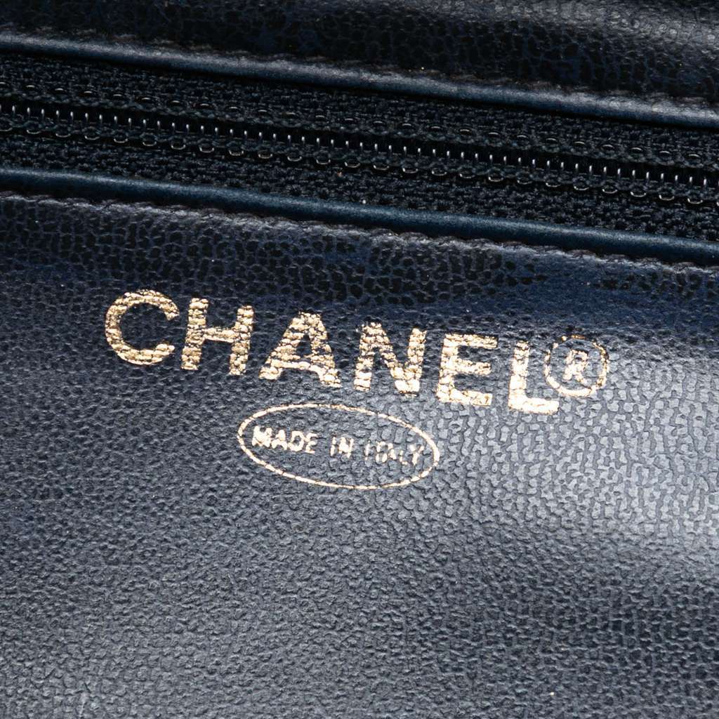 Chanel CC Denim Vanity Bag Blue Denim Very good - Box View