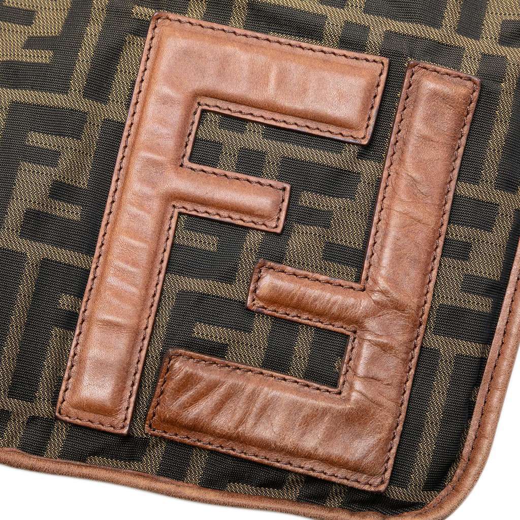 Fendi Zucca Canvas Crossbody Brown Canvas Very good - Box View