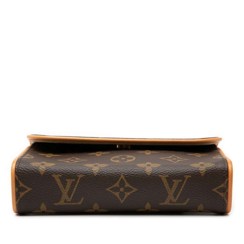 Louis Vuitton Monogram Pochette Florentine Brown Very good - Inside View
