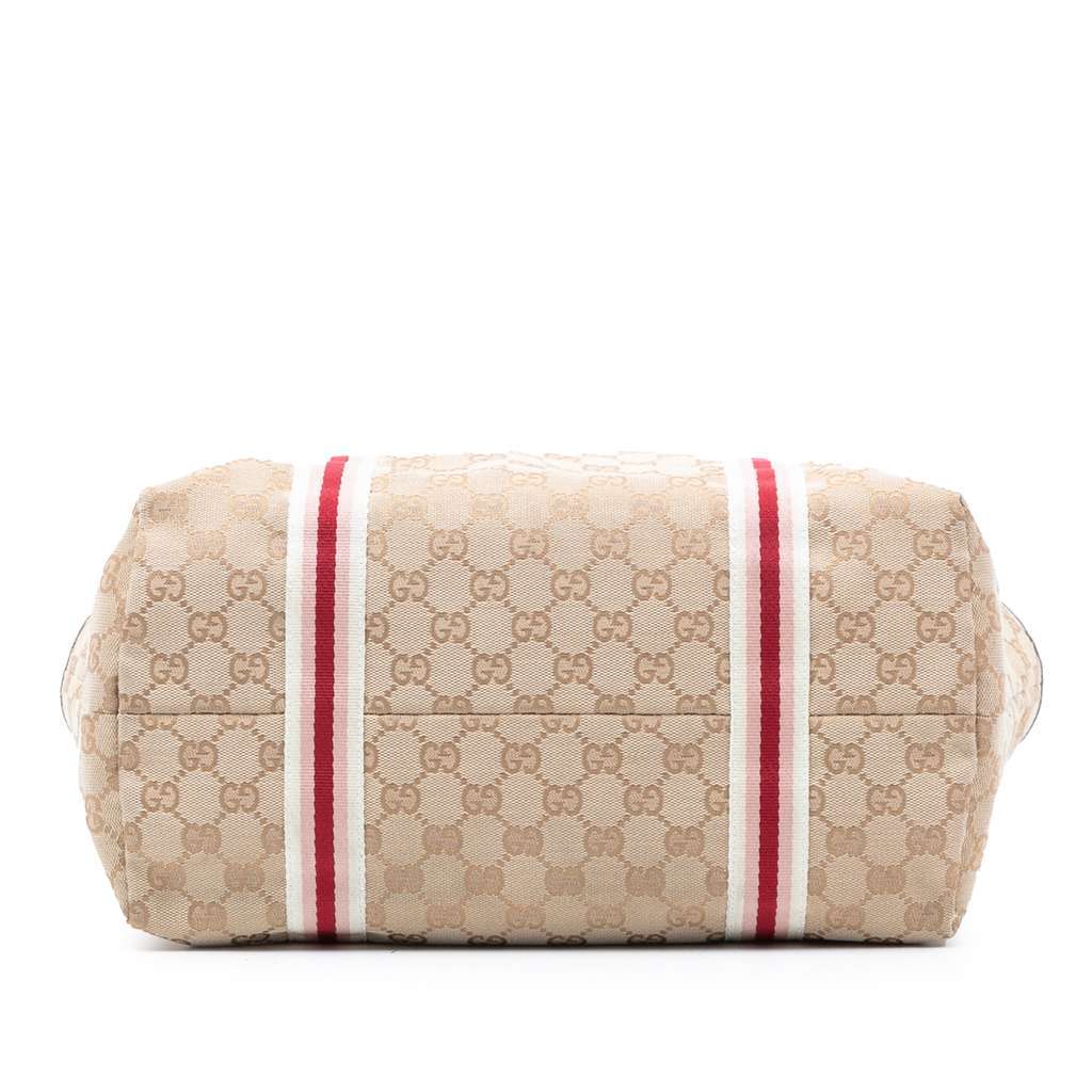 Gucci Large GG Canvas Jolicoeur Tote Brown Canvas Very good - Inside View