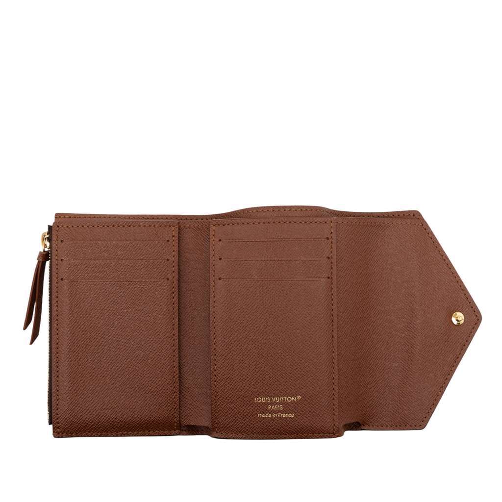 Louis Vuitton Monogram Victorine Wallet Brown Good - Model View