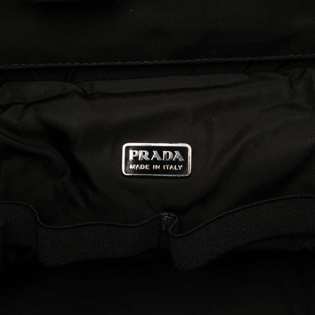 Prada Tessuto Vanity Bag Black Very good condition - Box View