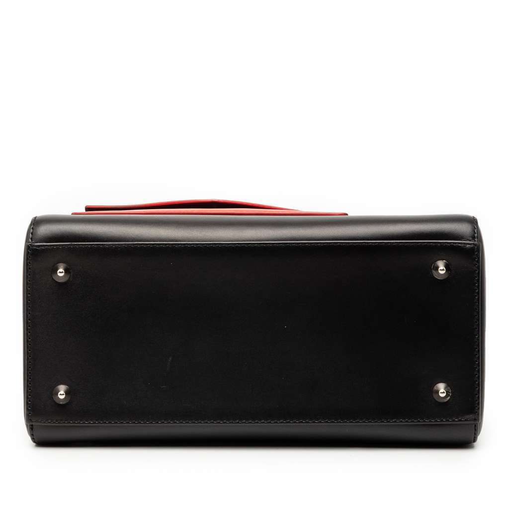 Dior Medium Calfskin Pockets Lady Dior Black Leather Good condition - Inside View