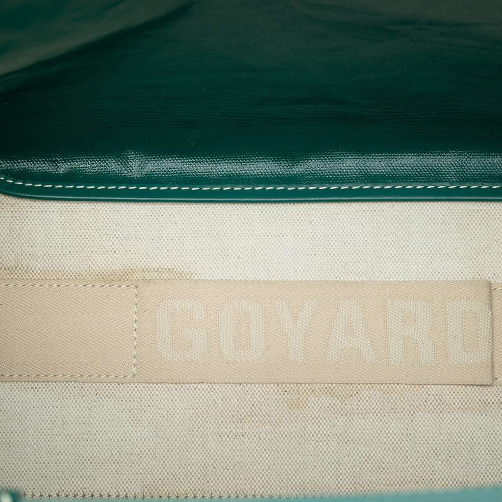 Goyard Goyardine Bellechasse PM Green Canvas Very good condition - Model View