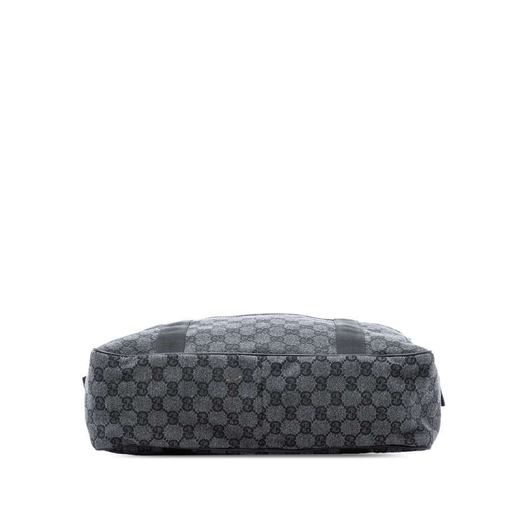 Gucci GG Canvas Business Bag Grey Canvas Very good condition - Inside View