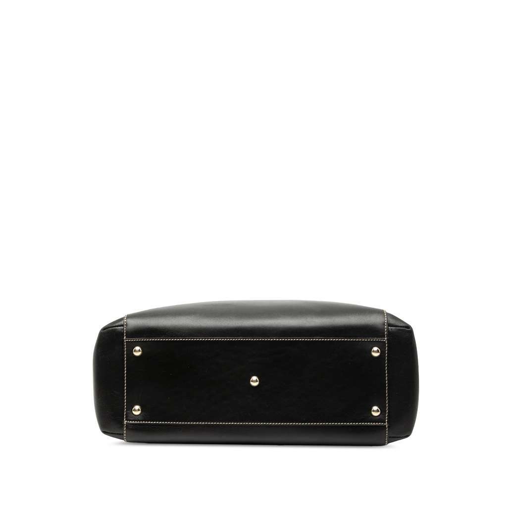 Gucci Leather Hysteria Crest Tote Black Leather Very good - Inside View
