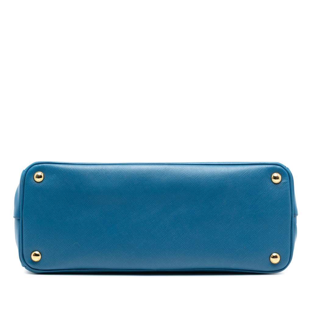 Prada Saffiano Lux Parabole Tote Blue Leather Very good - Inside View