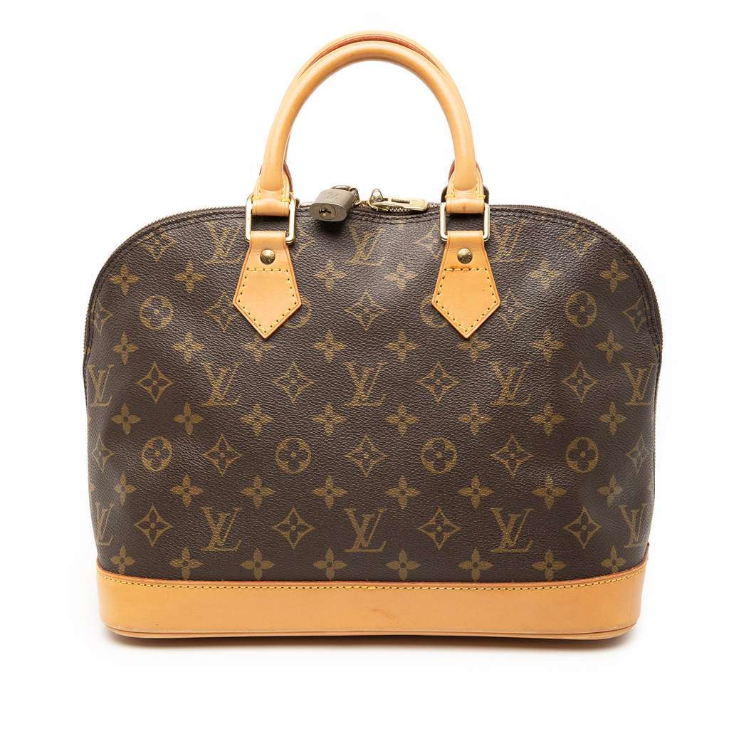 Louis Vuitton Monogram Alma PM Brown Good - Front View