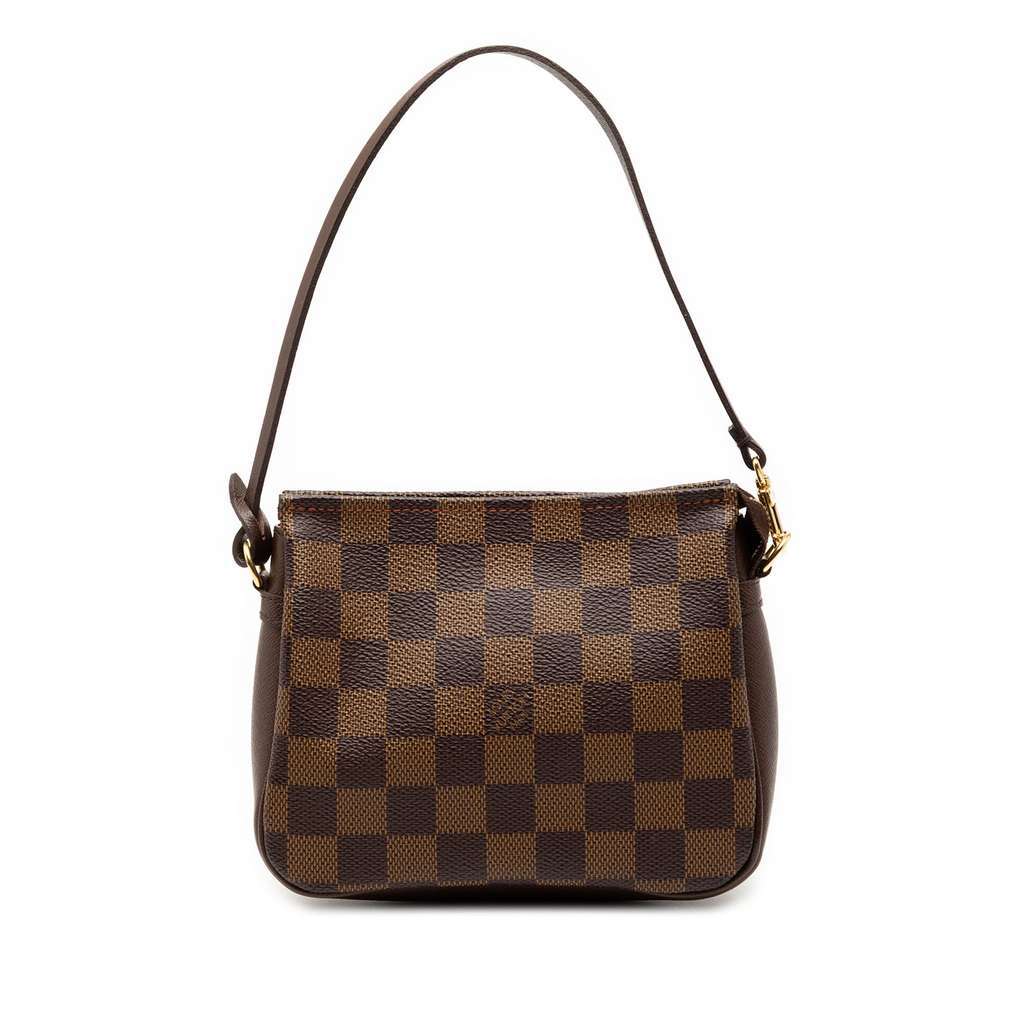 Louis Vuitton Damier Ebene Trousse Pochette Brown Very good - Front View