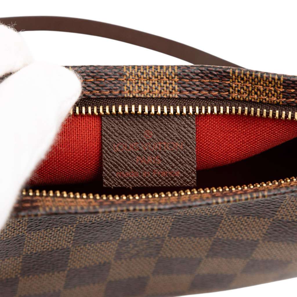 Louis Vuitton Damier Ebene Trousse Pochette Brown Very good - Box View