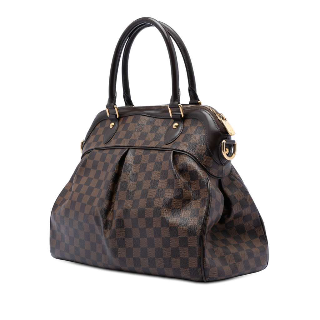 Louis Vuitton Damier Ebene Trevi GM Brown Good - Back View