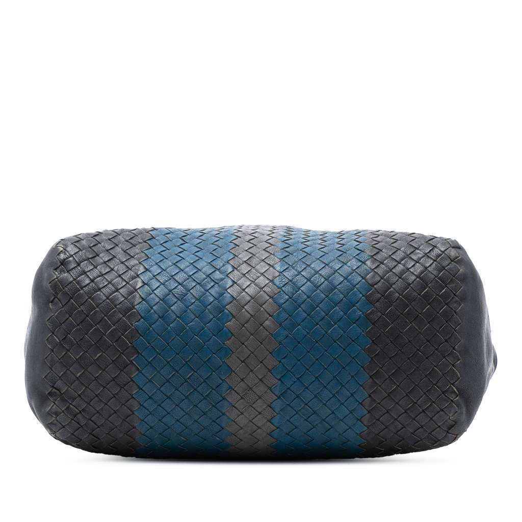 Bottega Veneta Tricolor Nappa Intrecciato Convertible Tote Black Leather Very good - Inside View