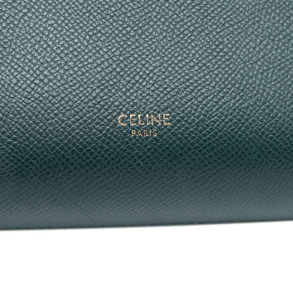 Celine Nano Grained Calfskin Belt Bag Green Leather Good - Box View