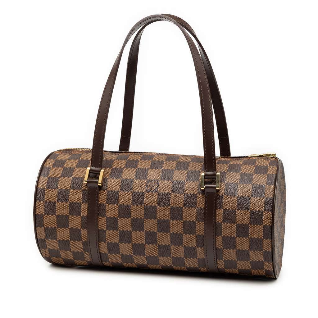 Louis Vuitton Damier Ebene Papillon 30 Brown Good - Back View