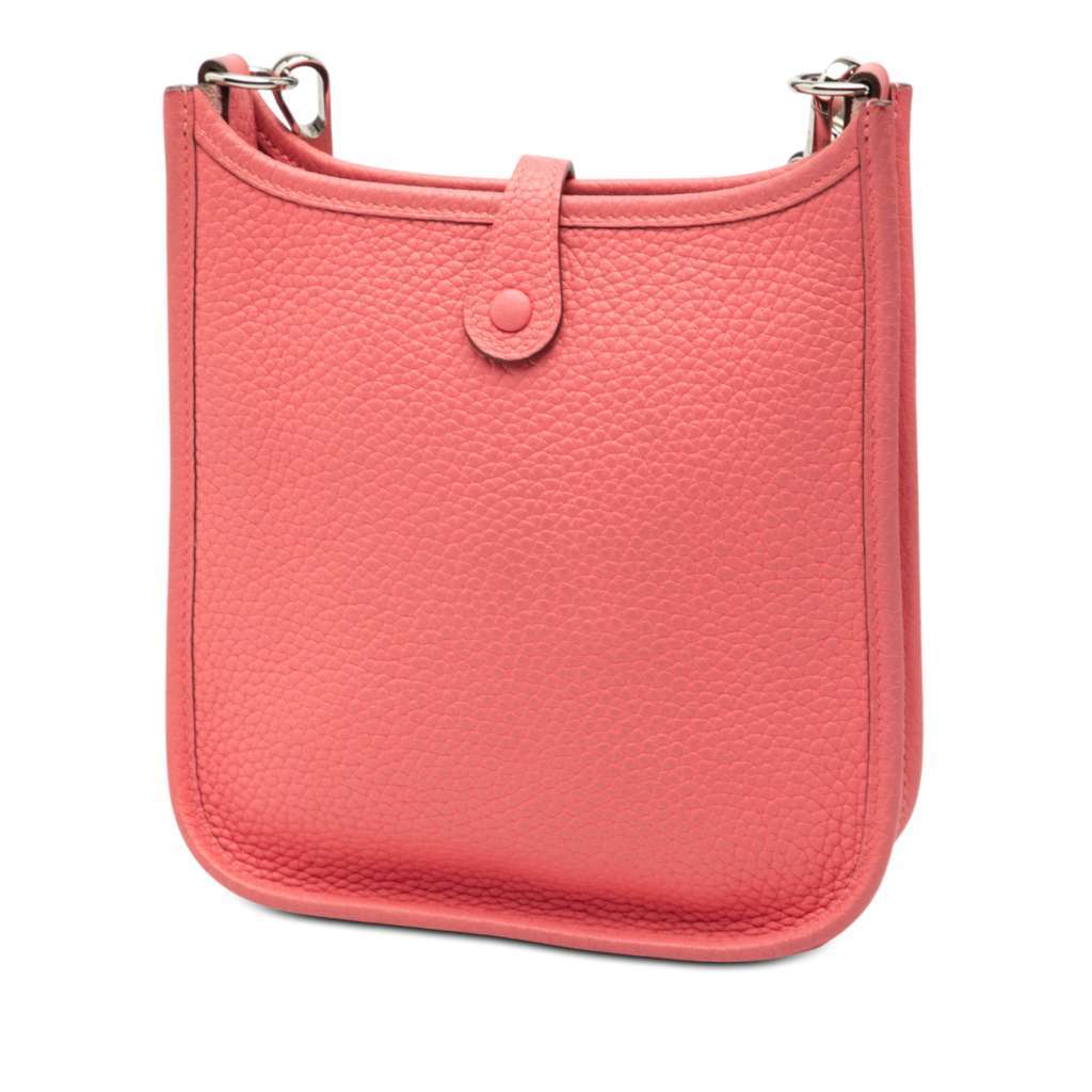 Hermès Clemence Amazone Evelyne TPM 16 Pink Leather Very good - Back View
