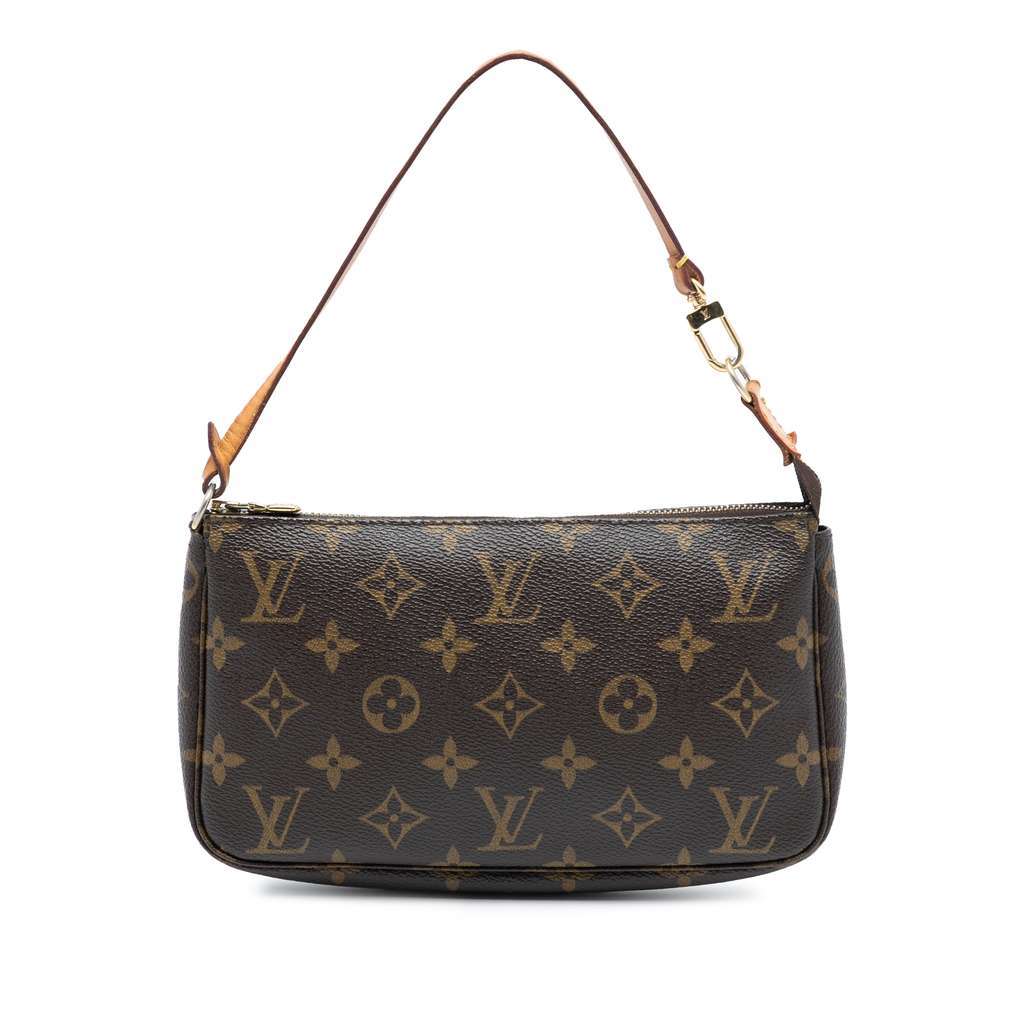 Louis Vuitton Monogram Pochette Accessoires Brown Very good condition - Front View