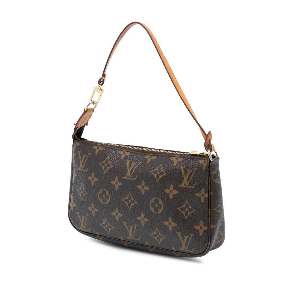 Louis Vuitton Monogram Pochette Accessoires Brown Very good condition - Back View