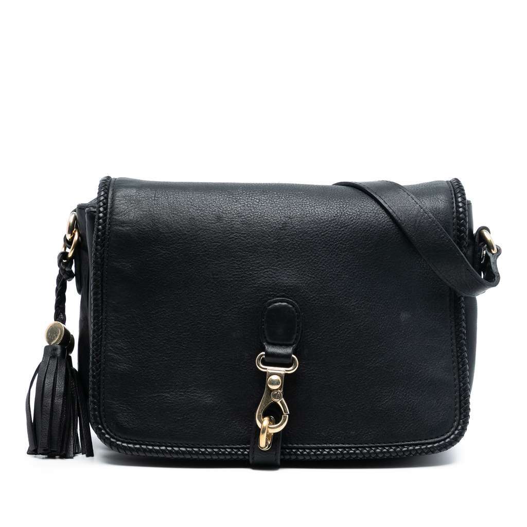 Gucci Leather Marrakech Crossbody Black Leather Very good condition - Front View