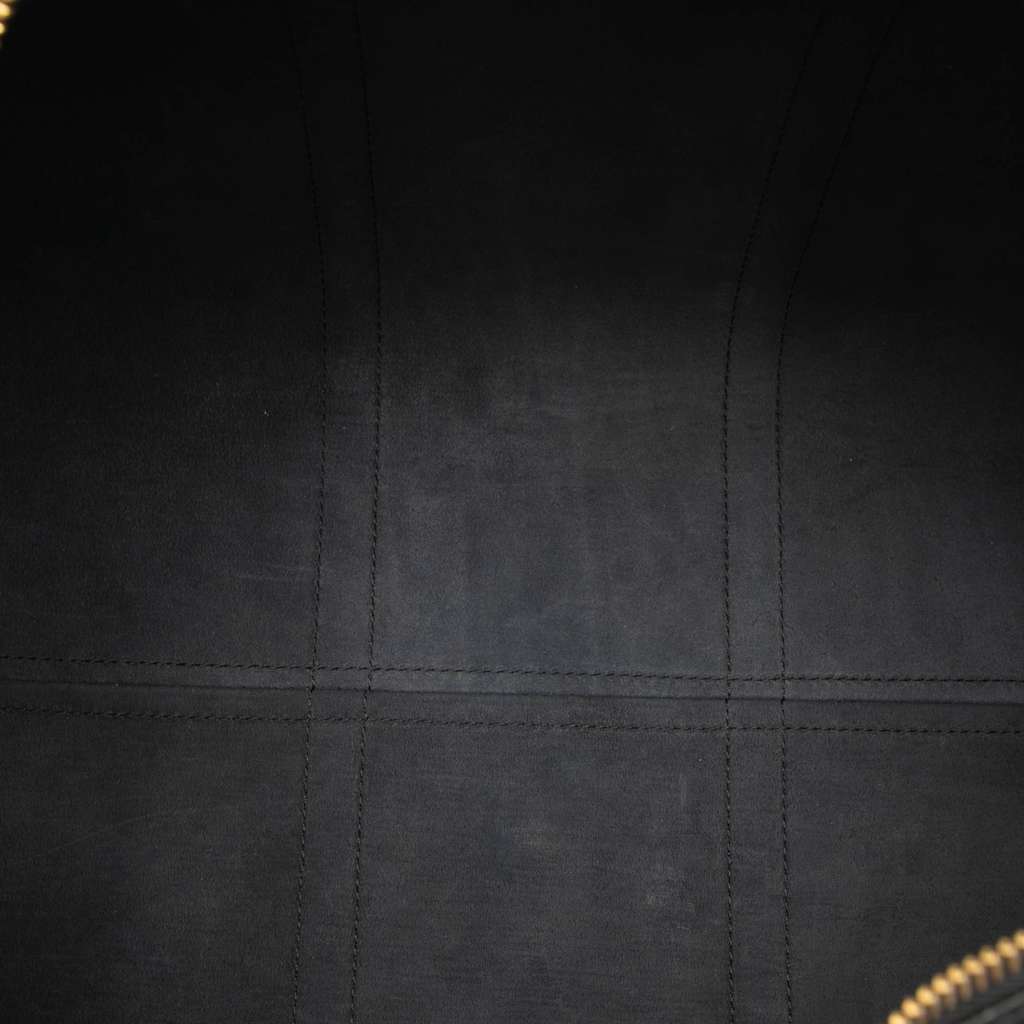 Louis Vuitton Epi Keepall 50 Black Leather Good - Model View
