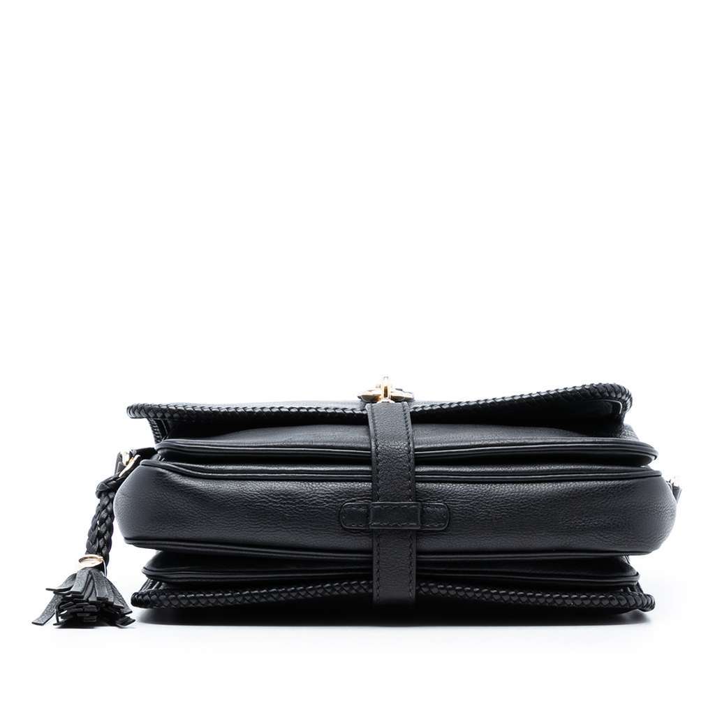 Gucci Leather Marrakech Crossbody Black Leather Good - Inside View