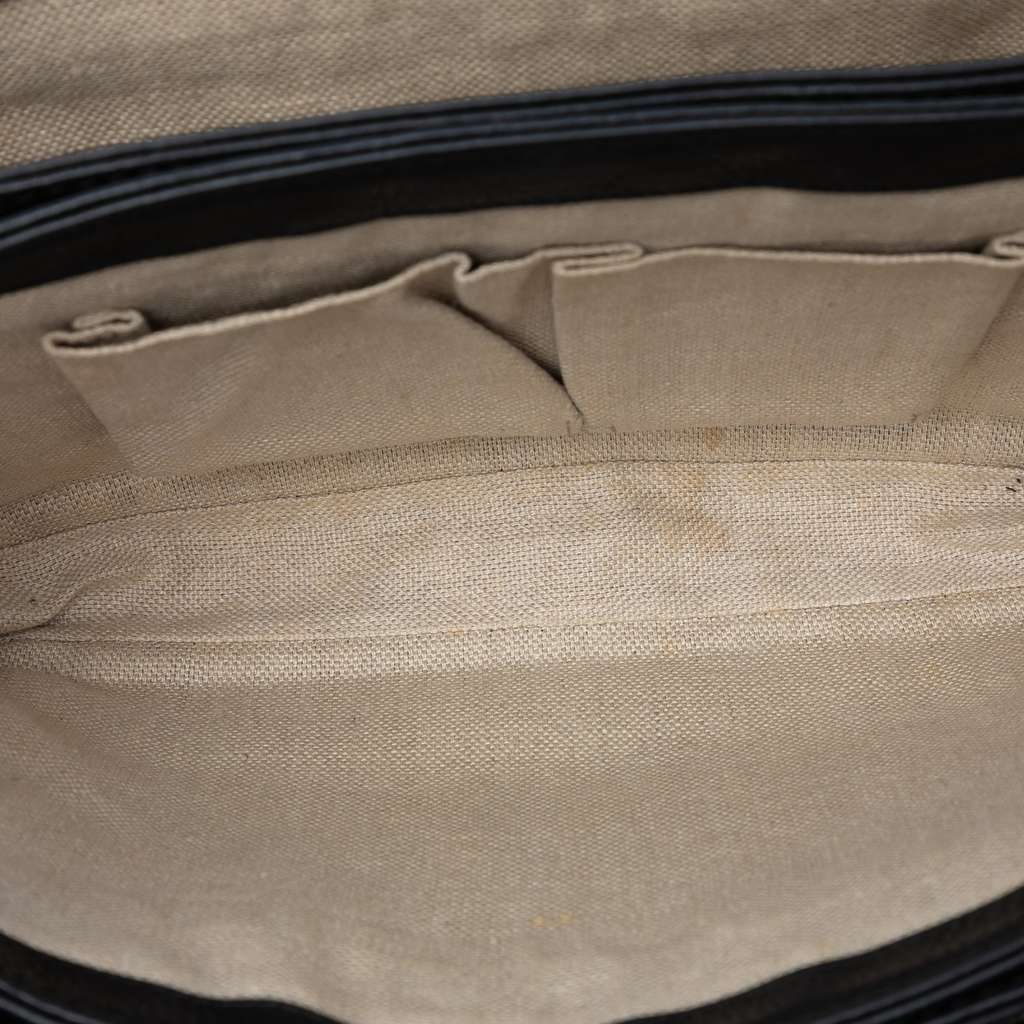 Gucci Leather Marrakech Crossbody Black Leather Good - Model View