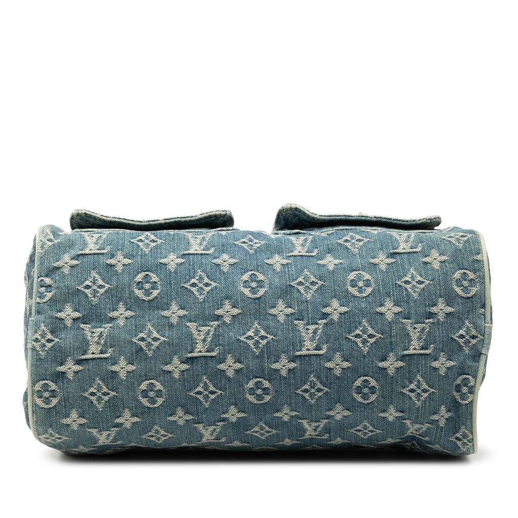 Louis Vuitton Monogram Denim Neo Speedy 30 Blue Denim Good - Inside View