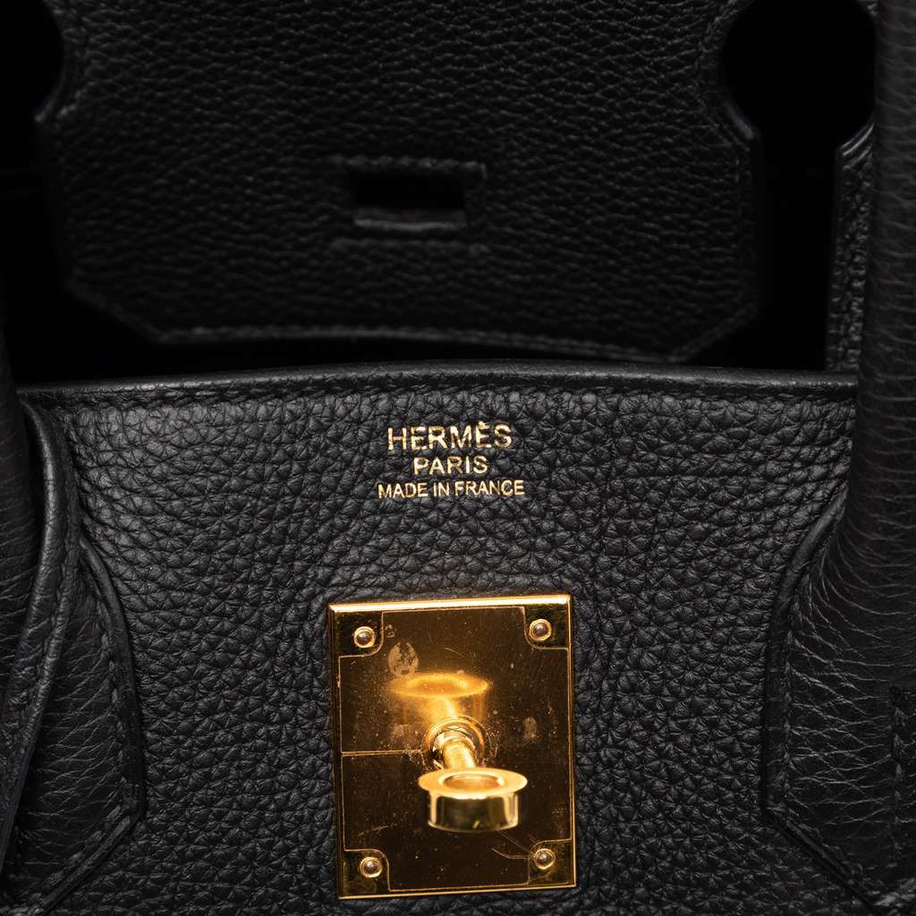 Hermès Togo Birkin Retourne 30 Black Leather Very good condition - Box View