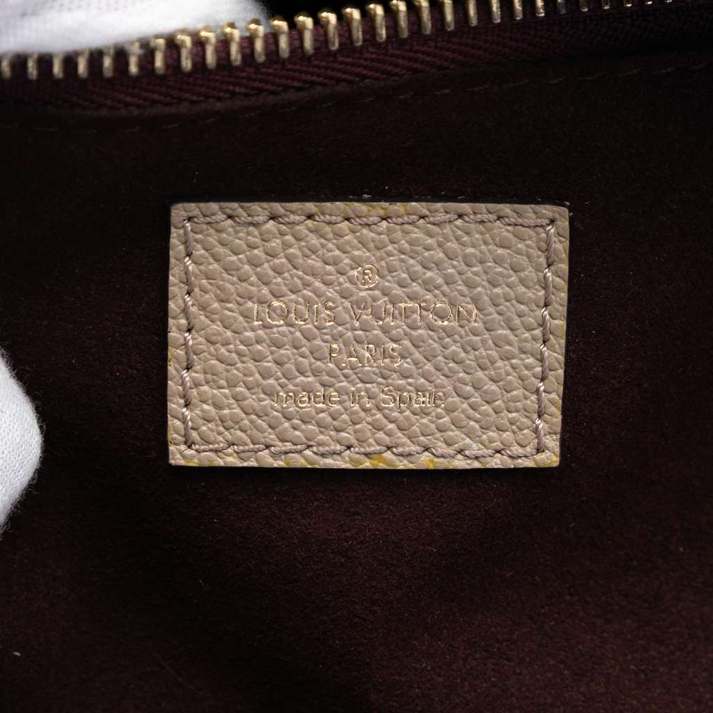 Louis Vuitton Monogram Giant Empreinte Neverfull MM Brown Leather Very good condition - Box View