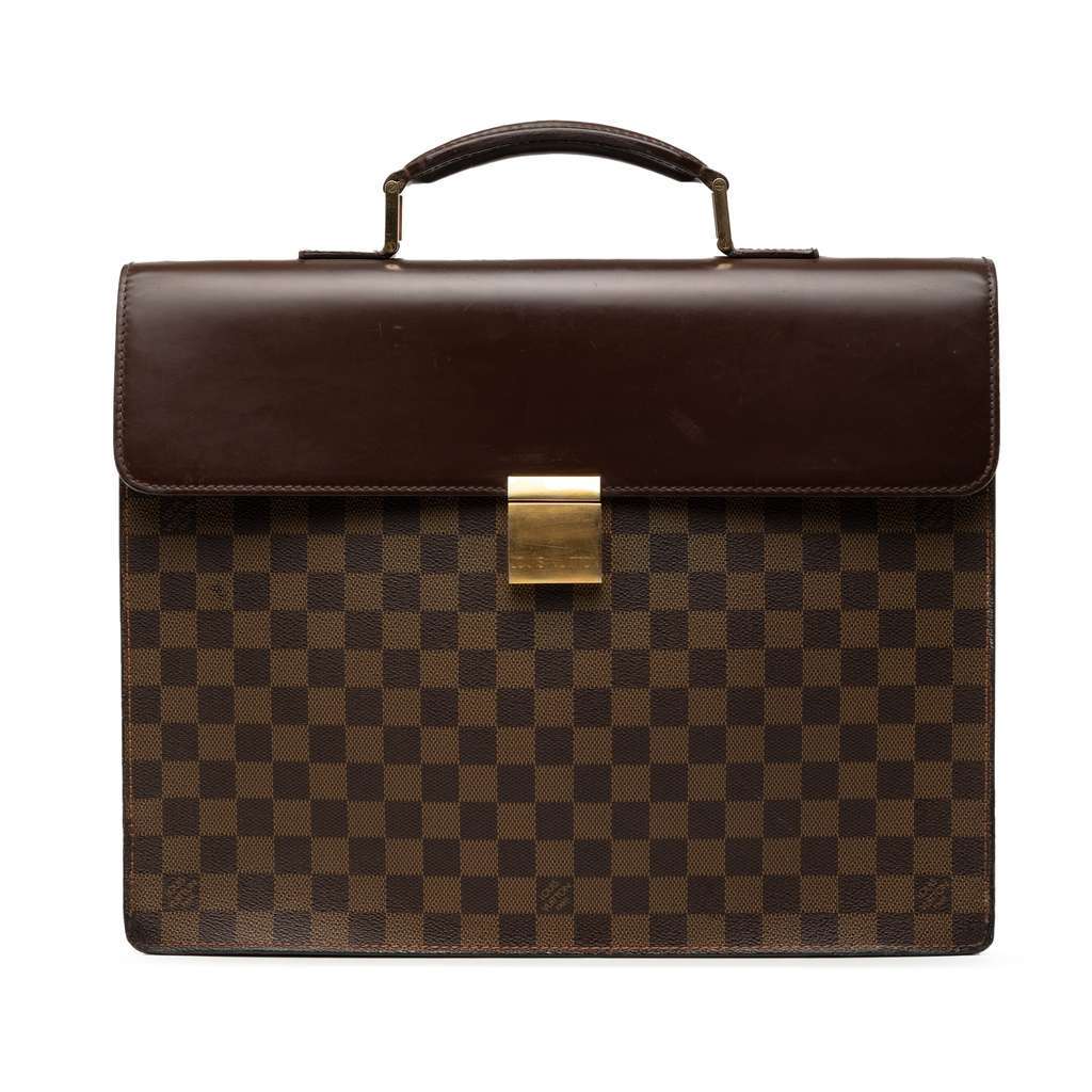 Louis Vuitton Damier Ebene Altona PM Brown Good - Front View