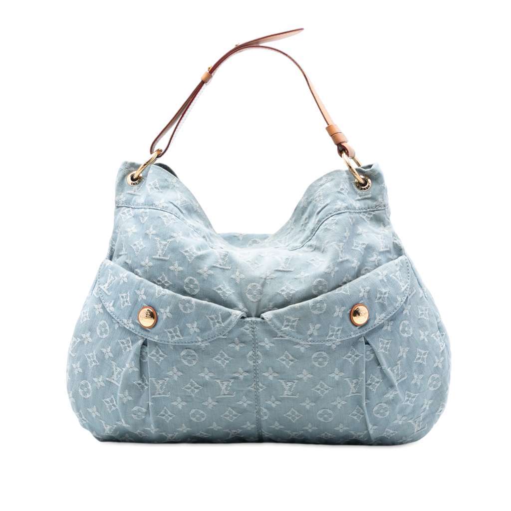 Louis Vuitton Monogram Denim Daily GM Blue Denim Very good condition - Front View