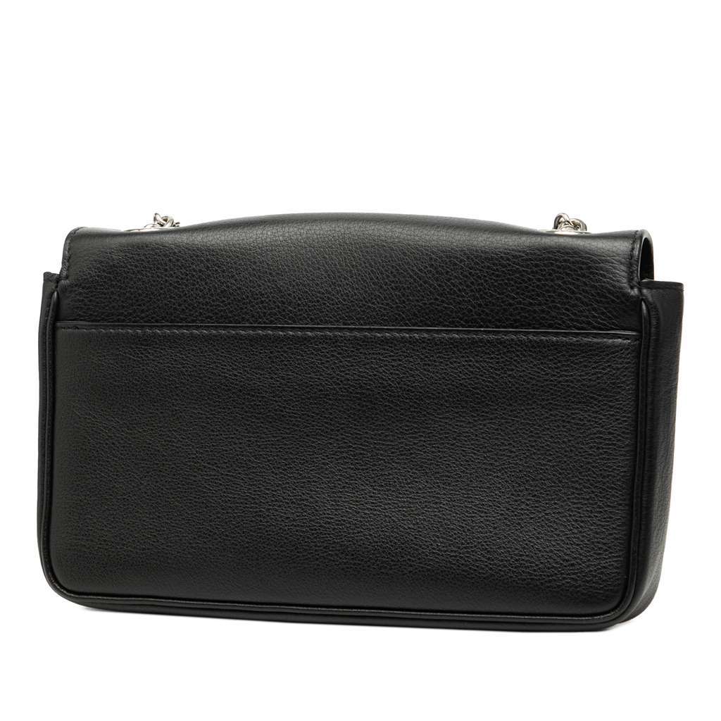 Balenciaga Leather Everyday Wallet on Chain Black Leather Very good - Back View