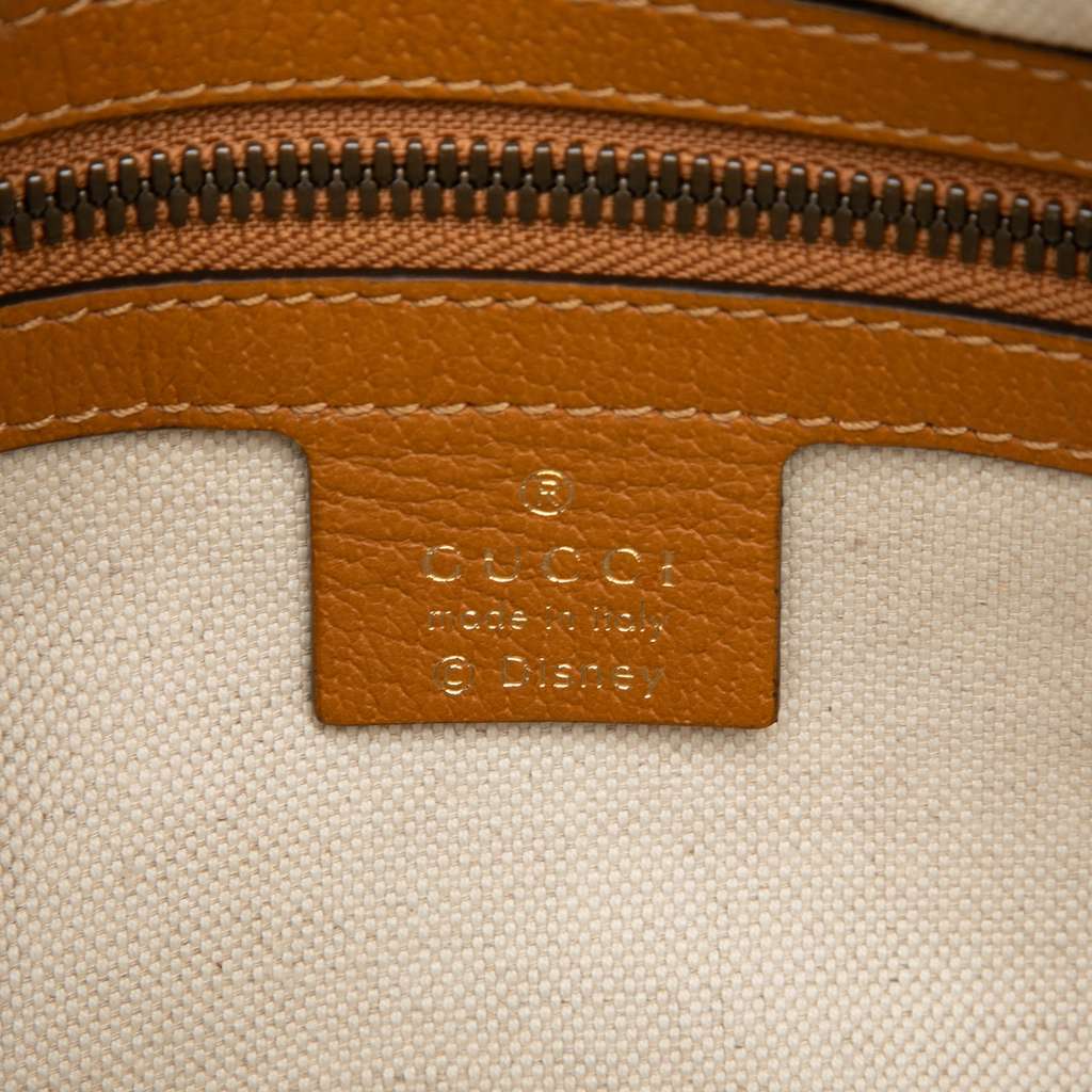 Gucci Disney Micro GG Supreme Mickey Mouse Belt Bag Brown Canvas Good - Box View